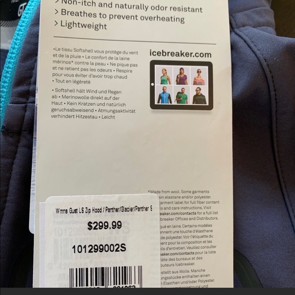 Icebreaker windproof jacket. Worn once literally - Picture 6 of 6